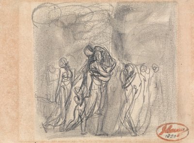 Uprchlá skupina postav od George Romney