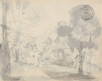 Mýtina se stromy od George Romney