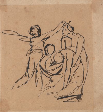Smuteční skupina od George Romney