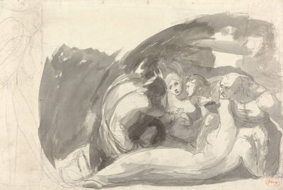 Howard na návštěvě ve věznici od George Romney
