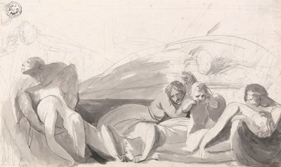 Howard na návštěvě ve věznici od George Romney