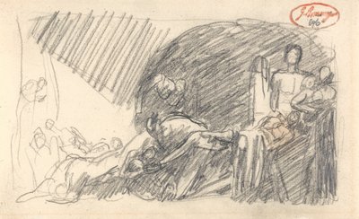 Howard na návštěvě ve věznici od George Romney