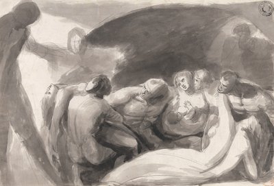 Howard na návštěvě ve věznici od George Romney
