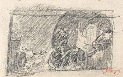 Howard na návštěvě ve věznici od George Romney