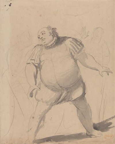 John Henderson v roli Falstaffa od George Romney