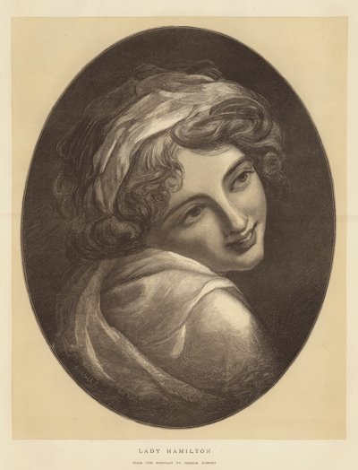 Lady Hamiltonová od George Romney