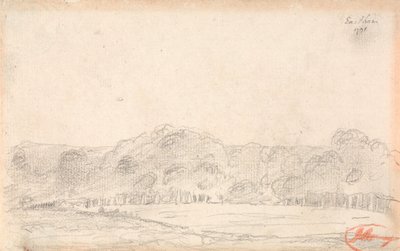 Krajina, pravděpodobně Eartham od George Romney