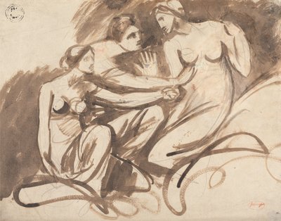 Macbeth: Tři čarodějnice od George Romney