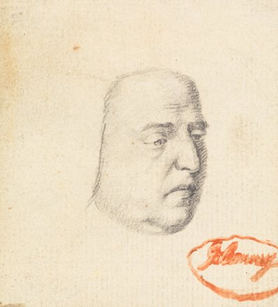 Mužská hlava 2 od George Romney