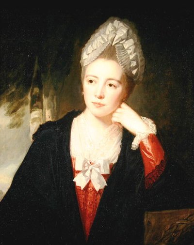 Slečna Drury Lowe (olej na plátně) od George Romney