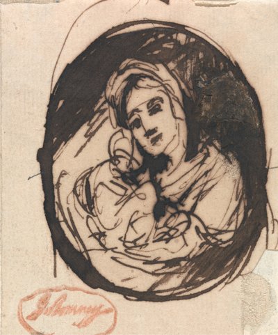 Matka a dítě od George Romney