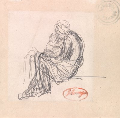 Matka a dítě od George Romney
