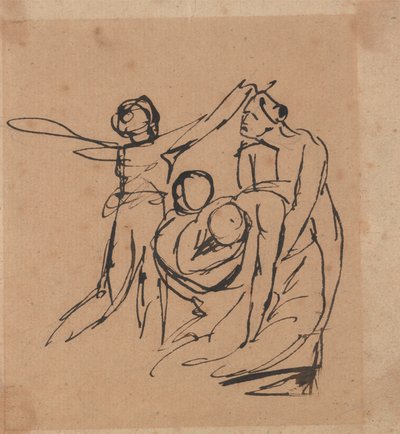 Smuteční skupina od George Romney