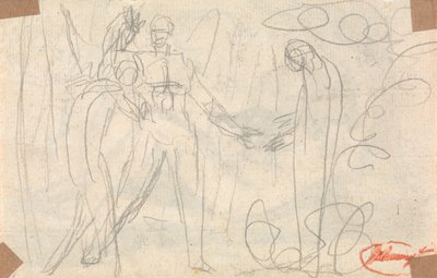 Pharmarus vyvolává Fantoma před Kunazou od George Romney