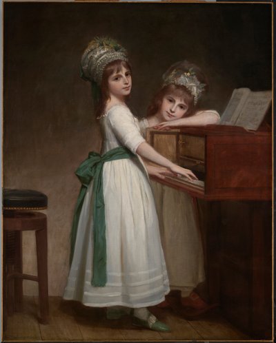 Portrét Marie a Catherine, dcer Edwarda Thurlowa, 1. barona Thurlowa od George Romney