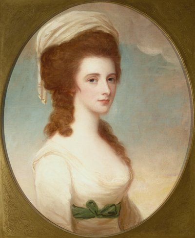 Portrét slečny Mariah Copley (olej) od George Romney
