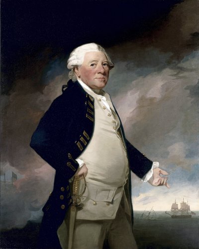 Portrét viceadmirála sira Hyde Parkera od George Romney