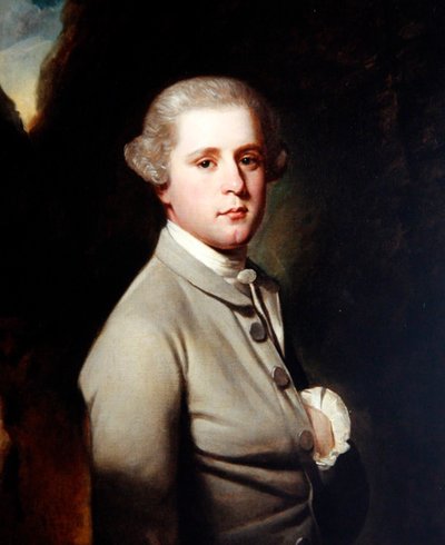 Portrét gentlemana, kolem roku 1770 (olej na plátně) od George Romney