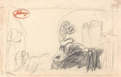 Vězeňská scéna od George Romney