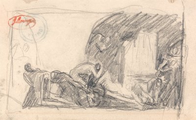 Vězeňská scéna od George Romney