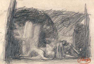 Vězeňská scéna od George Romney