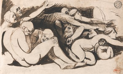 Scéna z vězení od George Romney
