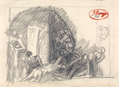 Scéna z vězení od George Romney