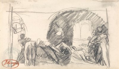 Scéna z vězení od George Romney