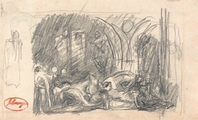 Scéna z vězení od George Romney