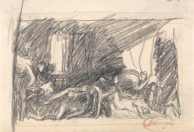 Scéna z vězení od George Romney