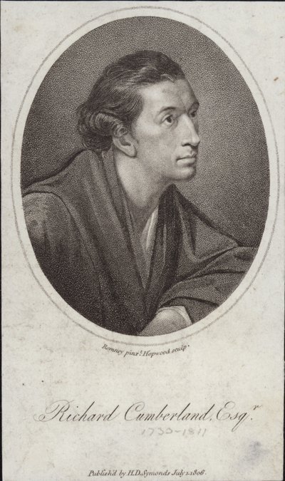 Richard Cumberland od George Romney