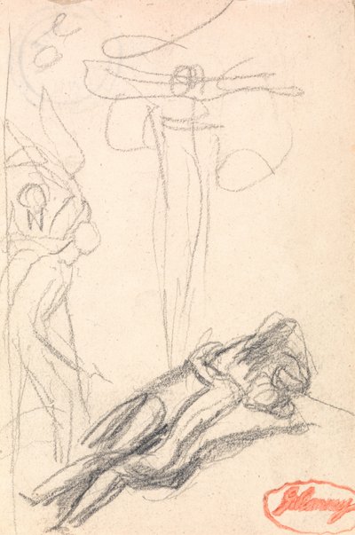 Satan překvapen u ucha Evy od George Romney