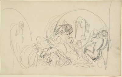 Náčrt k projektu „Howard navštěvuje věznice“ od George Romney