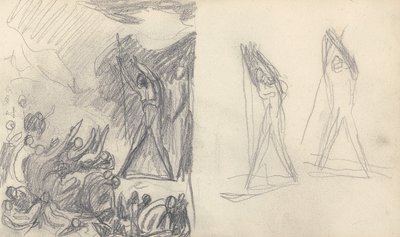 Kresba ze skicáře od George Romney