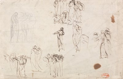 Náčrty k filmu "Obvinění Zuzany" od George Romney