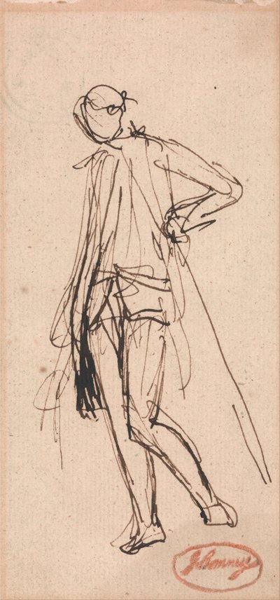 Stojící postava od George Romney