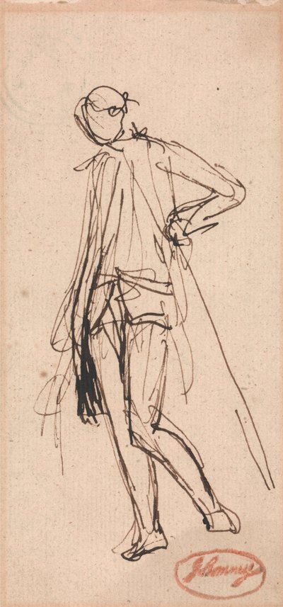 Stojící postava od George Romney