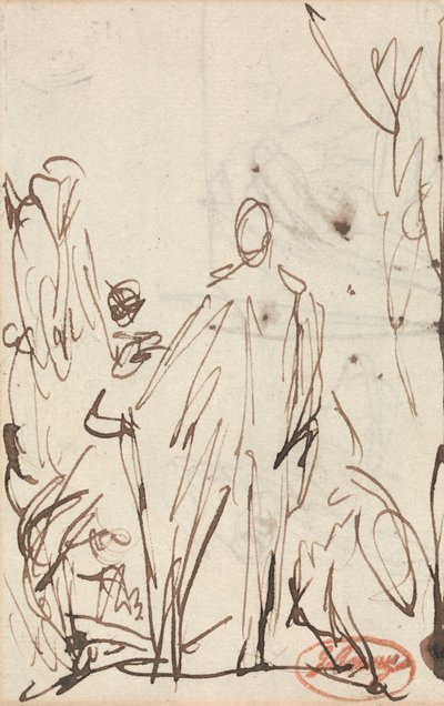 Stojící postavy od George Romney
