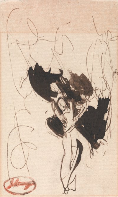 Stojící mužská postava od George Romney