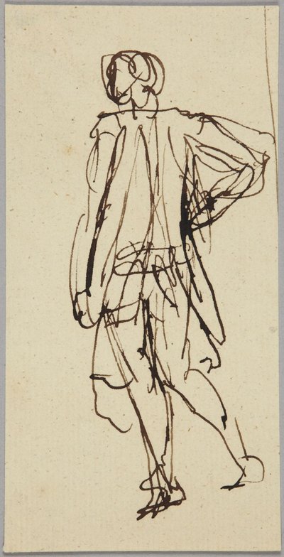 Postava stojícího muže od George Romney