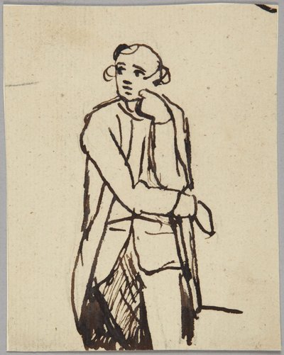 Postava stojícího muže od George Romney