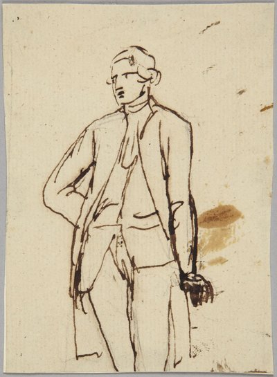 Socha stojícího muže od George Romney