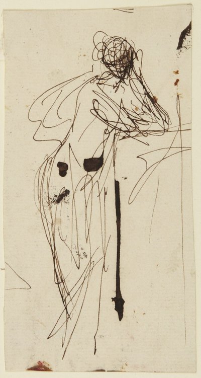 Stojící ženská postava od George Romney