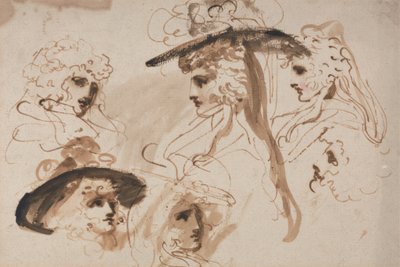 Studie pro hlavu dámy (Studie ženské hlavy) od George Romney
