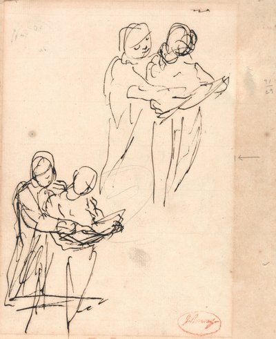 Studie dětí prohlížejících si knihu od George Romney