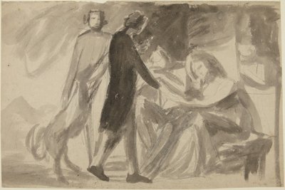Studie ke skupinovému portrétu () od George Romney