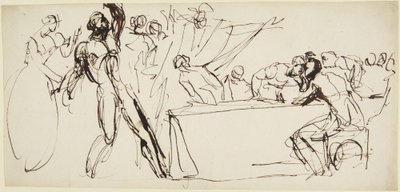 Analýza Banquova ducha ze scény hostiny ve hře Macbeth od George Romney