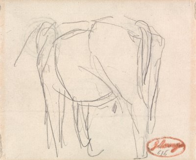 Studie zvířete od George Romney