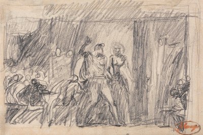 Scéna banketu: "Macbeth" od George Romney