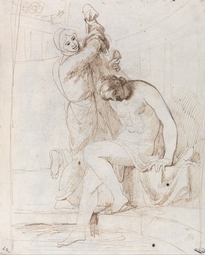 Lázně Bath-sheba od George Romney